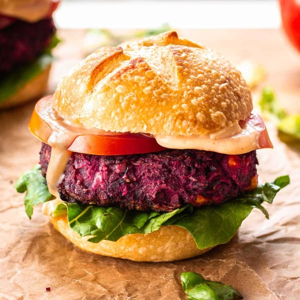 easy-beet-&-black-bean-burgers-(vegan)