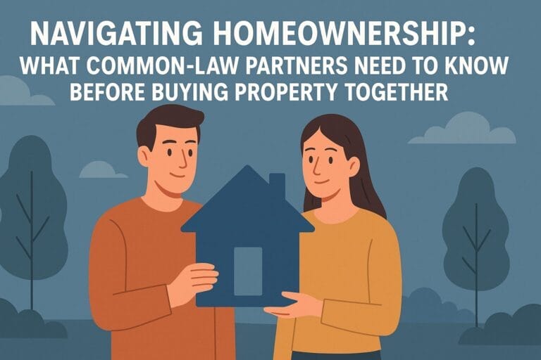 What Common-Law Partners Need to Know Before Buying Property Together