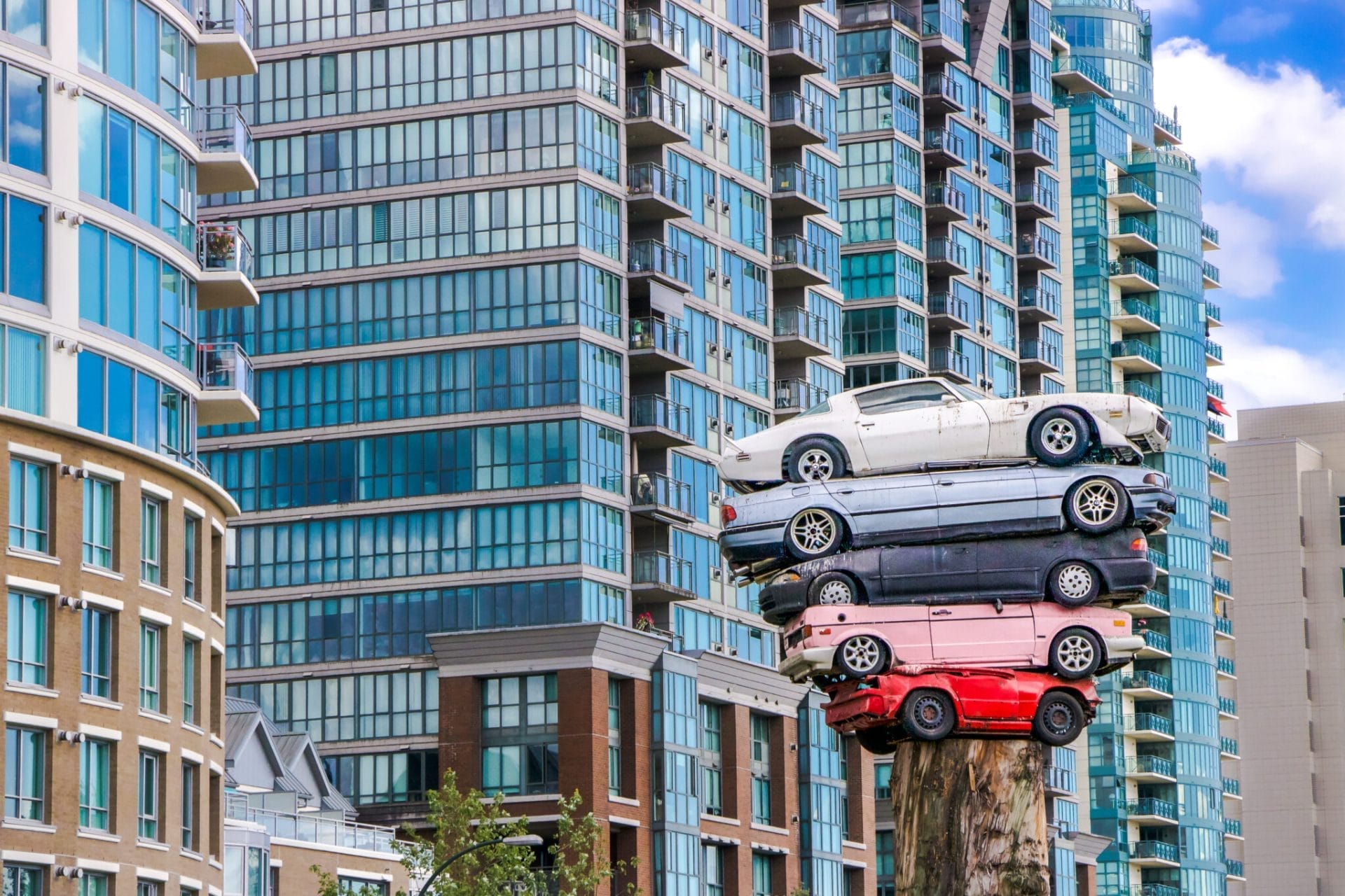 vancouvers-installing-a-car-tower-near-granville-bridge-and-people-are-pissed